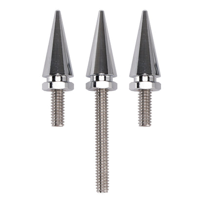 2020-2022 Tri Glide Ultra Classic CVO/SE FLHTCUTGSE 3x Spike Windshield Bolts in Silver