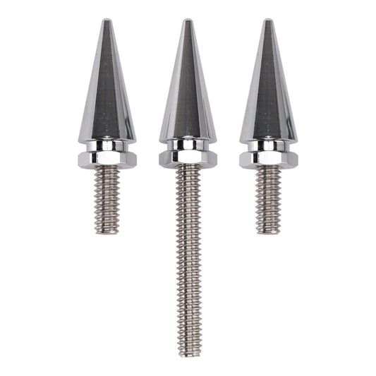 2020-2022 Tri Glide Ultra Classic CVO/SE FLHTCUTGSE 3x Spike Windshield Bolts in Silver