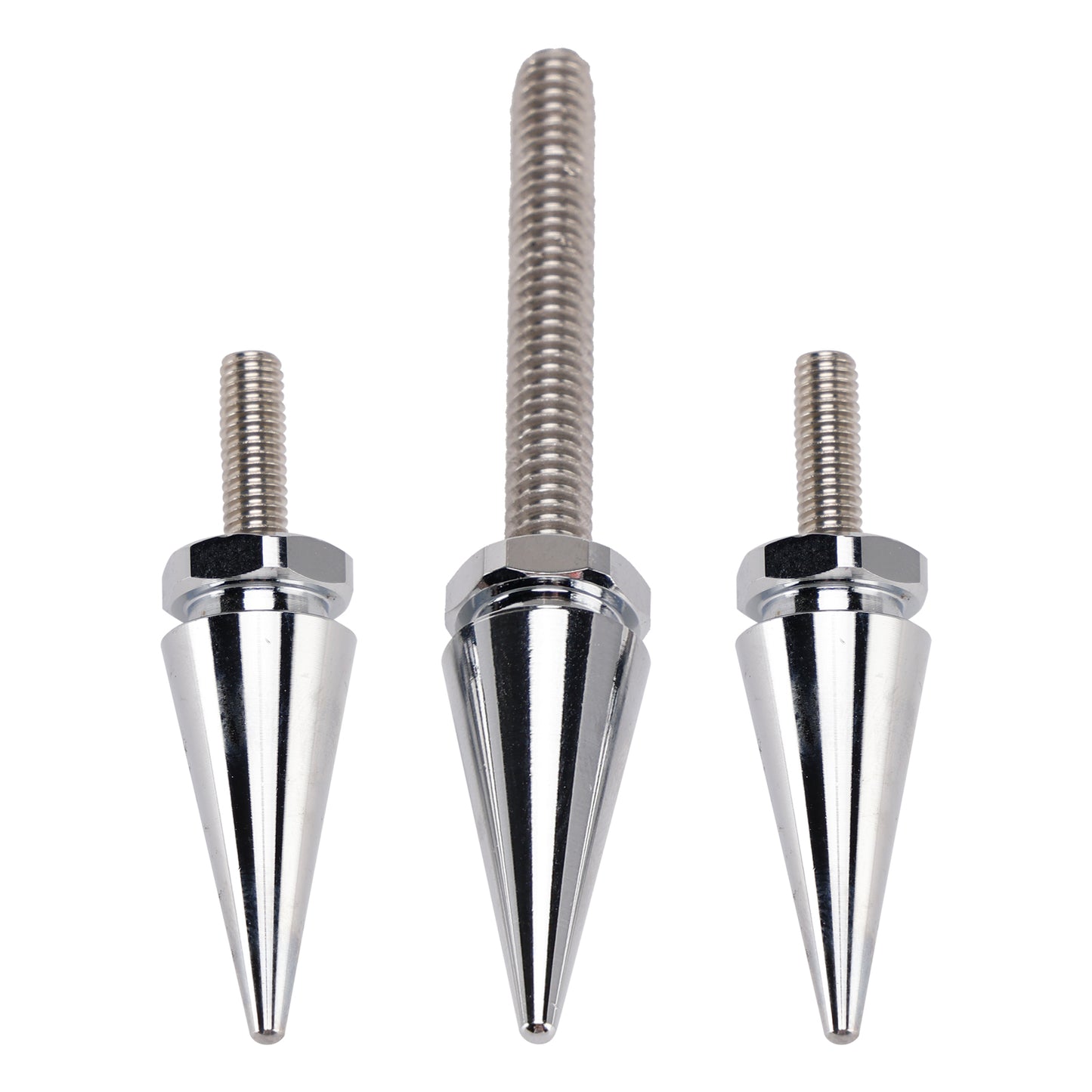 2014-2019 Electra Glide Ultra Classic FLHTCU/I 3x Spike Windshield Bolts in Silver