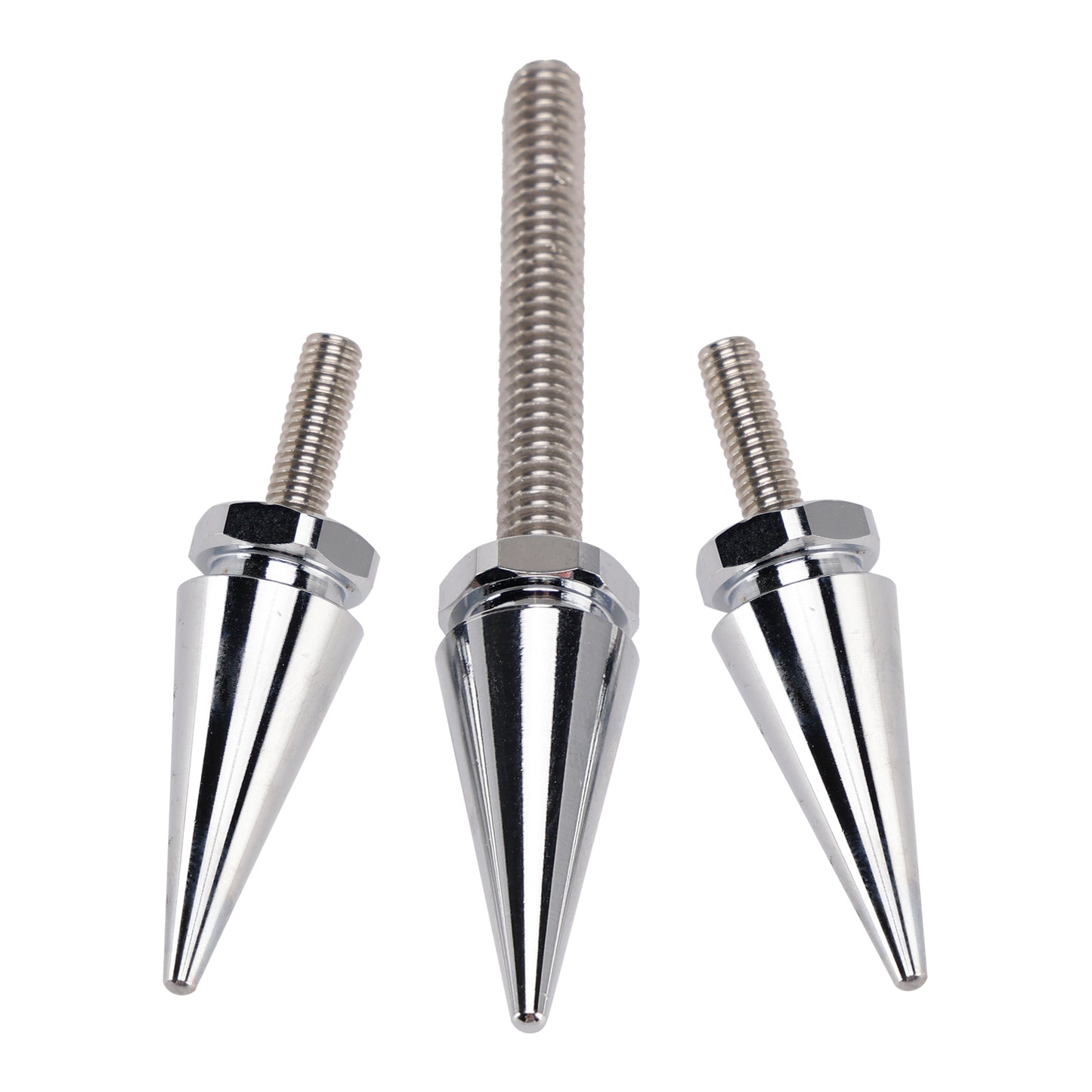 2014-2019 Electra Glide Ultra Classic FLHTCU/I 3x Spike Windshield Bolts in Silver