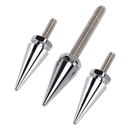 2020-2022 Tri Glide Ultra Classic CVO/SE FLHTCUTGSE 3x Spike Windshield Bolts in Silver