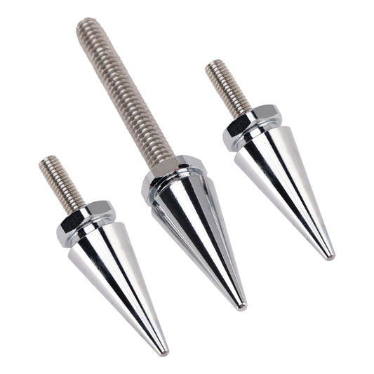 2014-2019 Electra Glide Ultra Classic FLHTCU/I 3x Spike Windshield Bolts in Silver