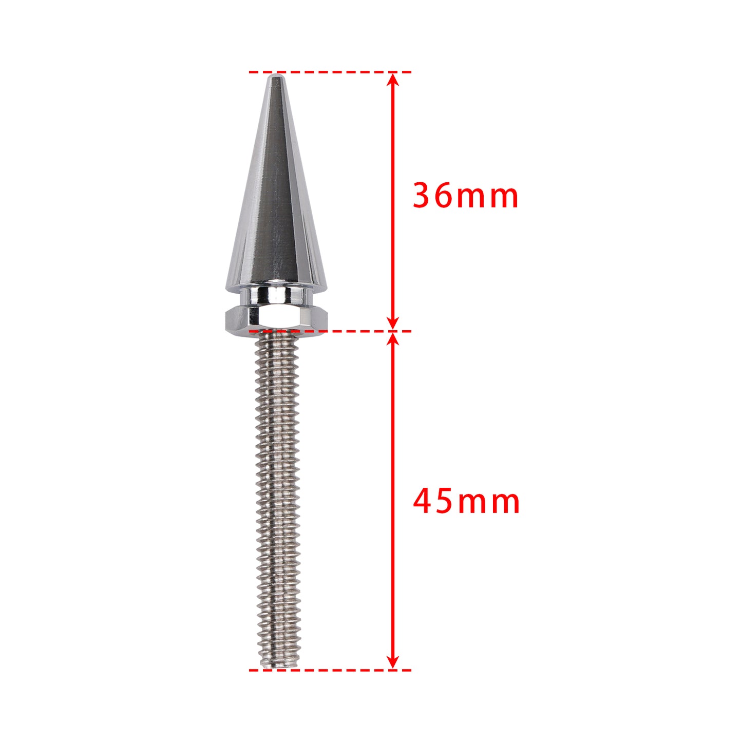 2014-2019 Electra Glide Ultra Classic FLHTCU/I 3x Spike Windshield Bolts in Silver