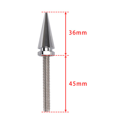 2020-2022 Tri Glide Ultra Classic CVO/SE FLHTCUTGSE 3x Spike Windshield Bolts in Silver
