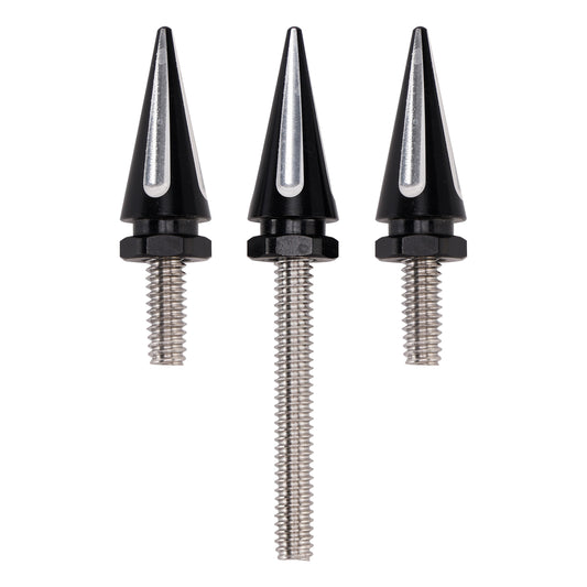 2014-2021 Electra Glide Ultra Limited CVO/SE FLHTKSE 3x Black Spike Windshield Bolts