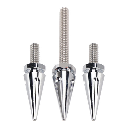 2014-2019 Electra Glide Ultra Classic FLHTCU/I 3x Silver Spike Windshield Bolts