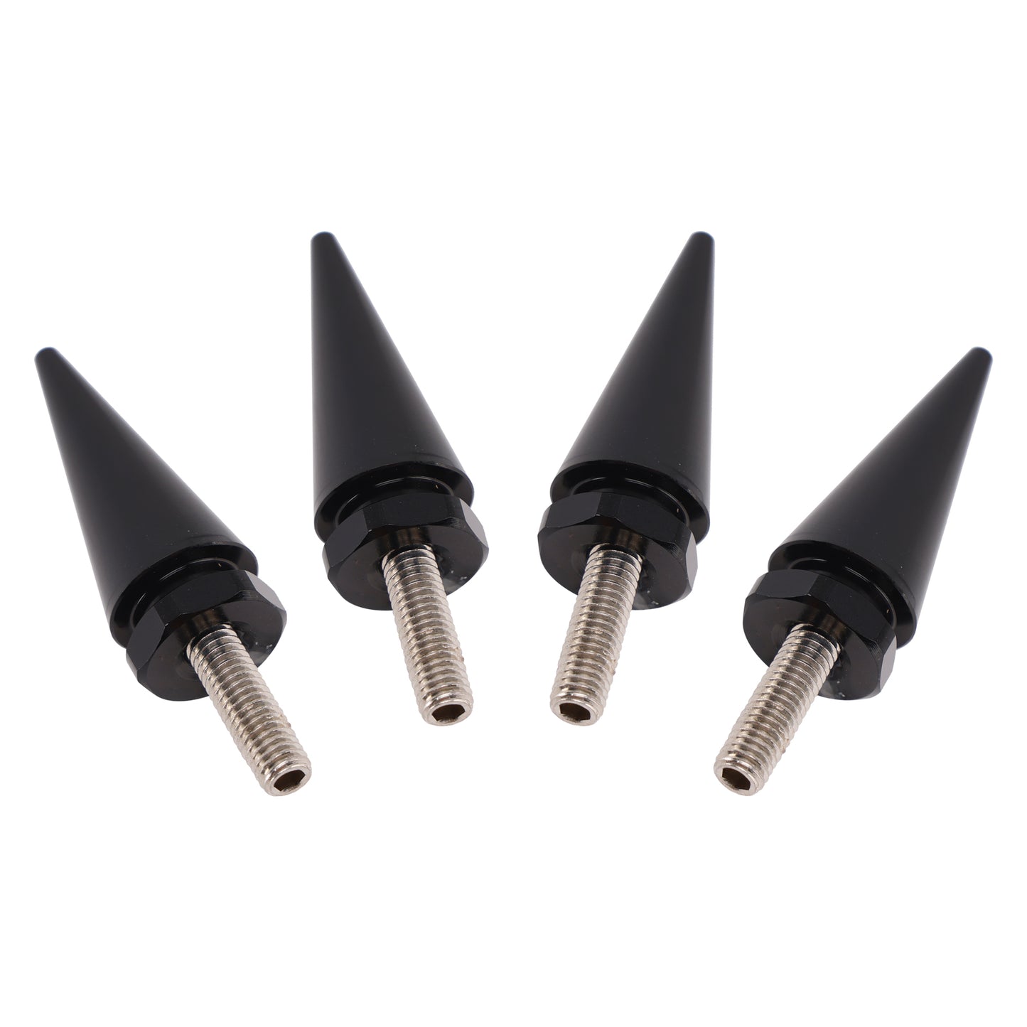 2015-2016 CVO Road Glide Ultra FLTRUSE 4pcs Spike Windshield Fairing Bolts in Black