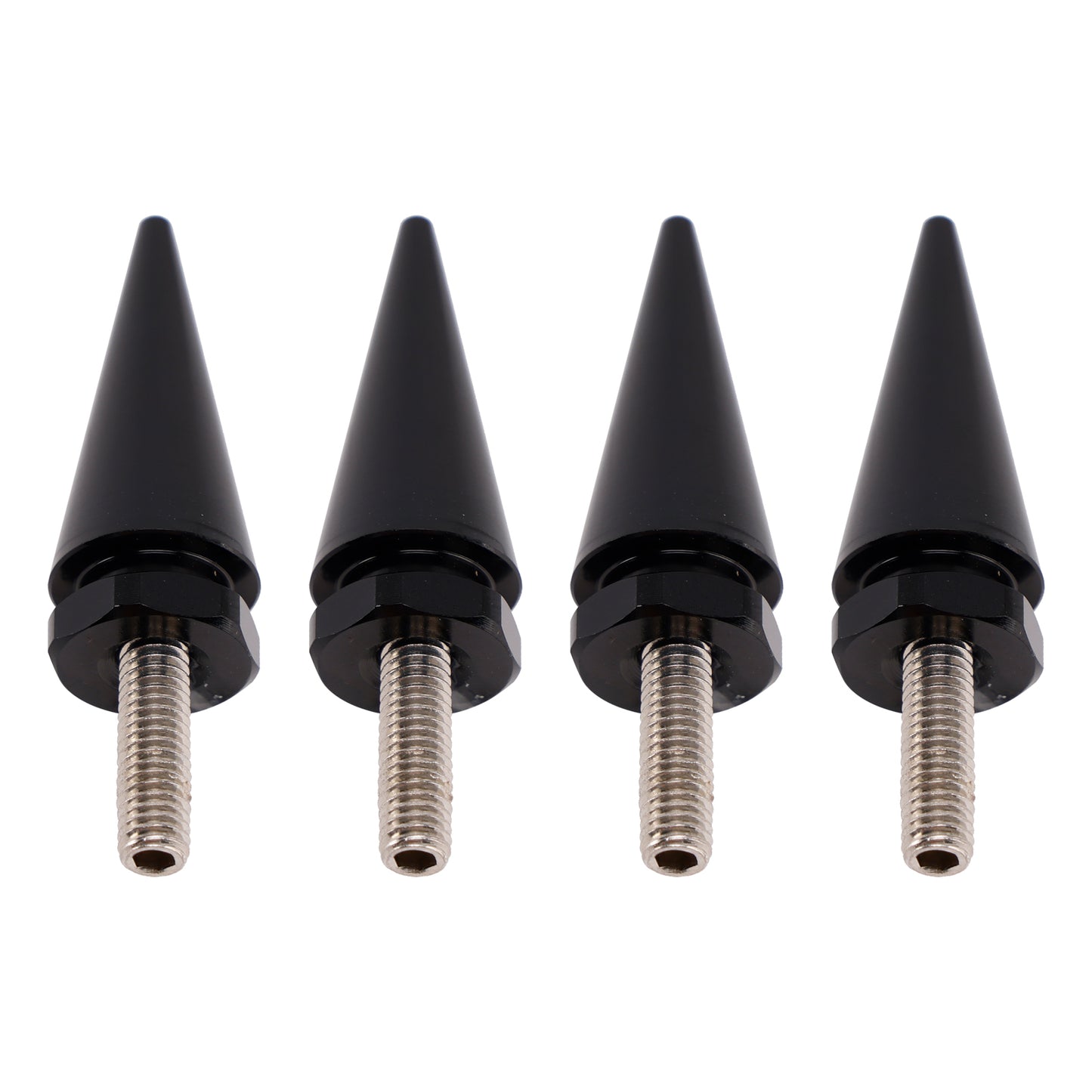 2015-2016 CVO Road Glide Ultra FLTRUSE 4pcs Spike Windshield Fairing Bolts in Black