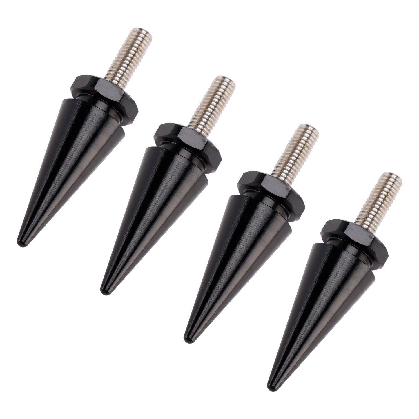 2015-2016 CVO Road Glide Ultra FLTRUSE 4pcs Spike Windshield Fairing Bolts in Black