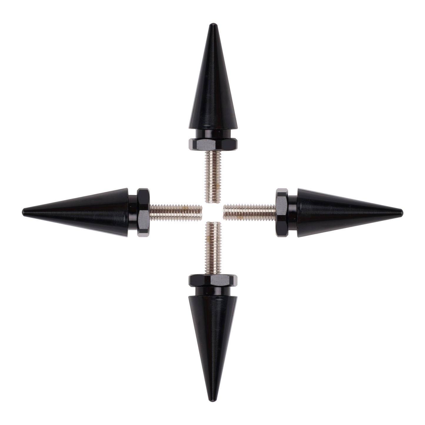 2015-2016 CVO Road Glide Ultra FLTRUSE 4pcs Spike Windshield Fairing Bolts in Black