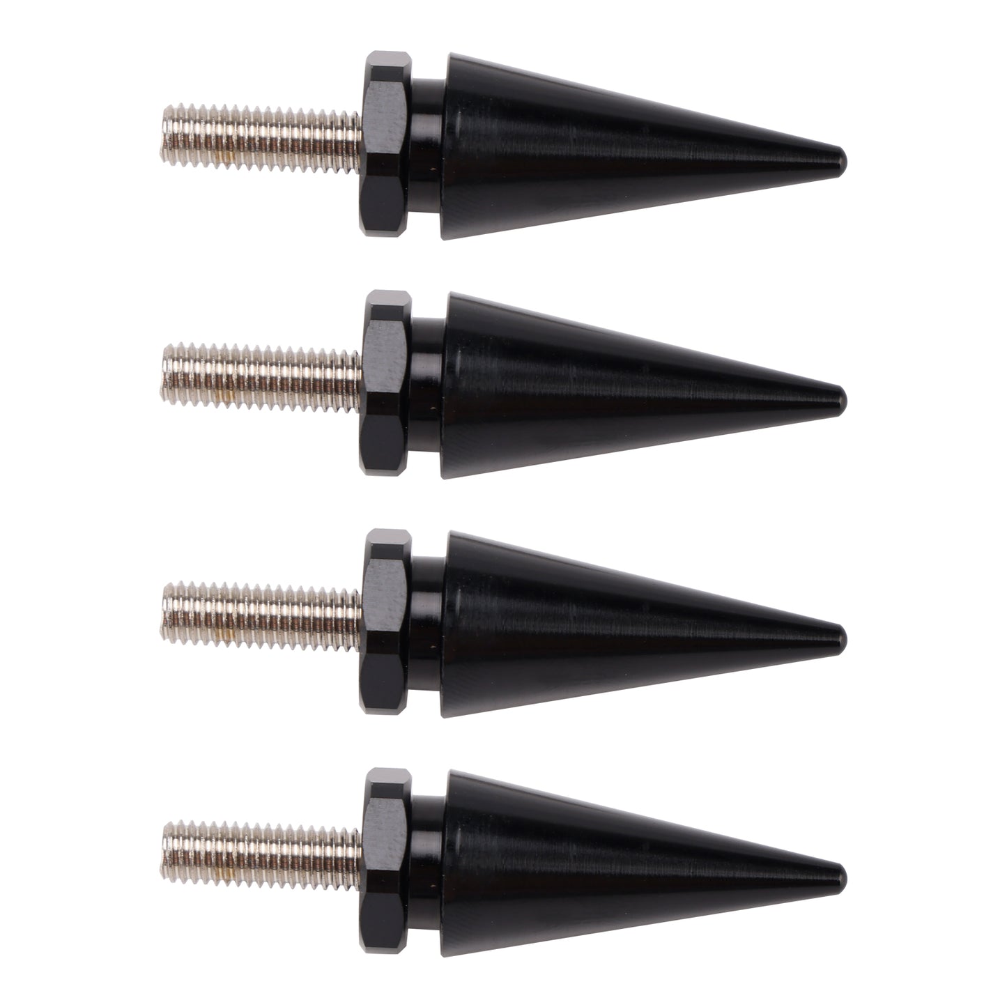 2015-2016 CVO Road Glide Ultra FLTRUSE 4pcs Spike Windshield Fairing Bolts in Black