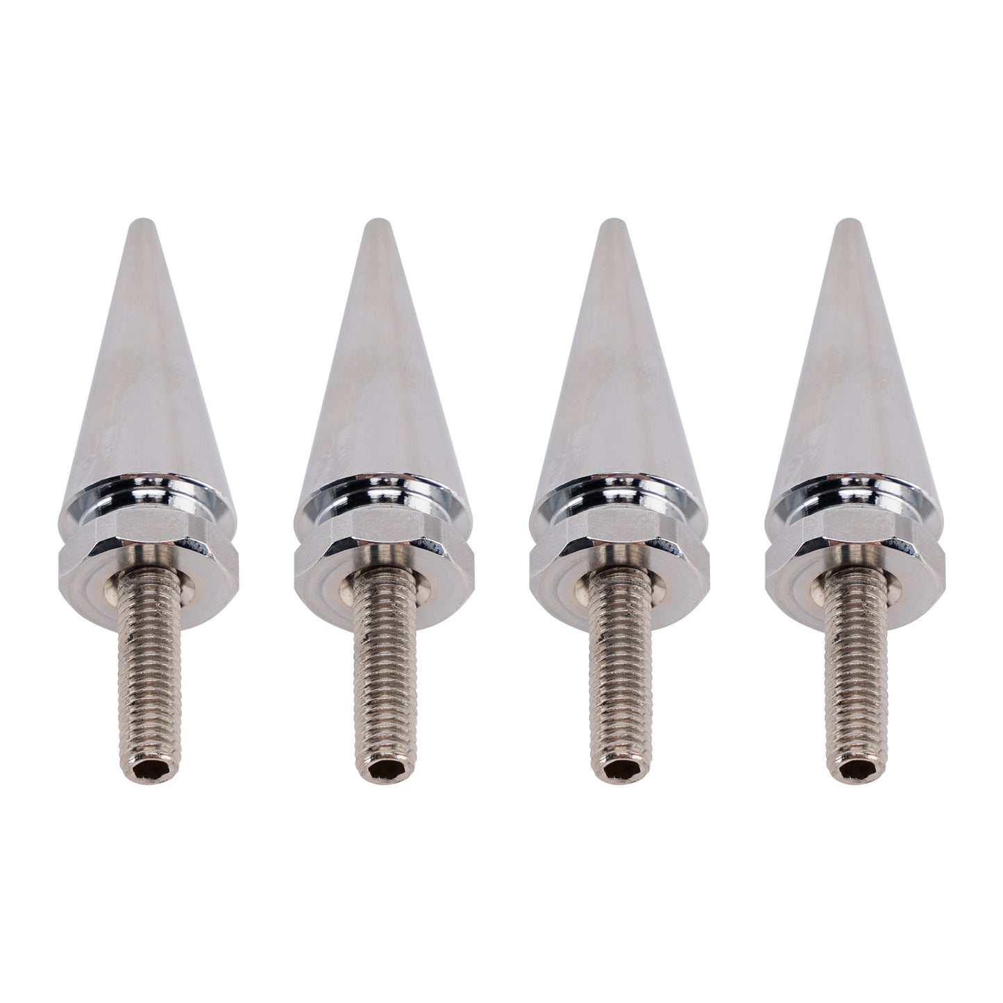 2015-2025 Road Glide FLTRX 4pcs Spike Windshield Fairing Bolts in Silver