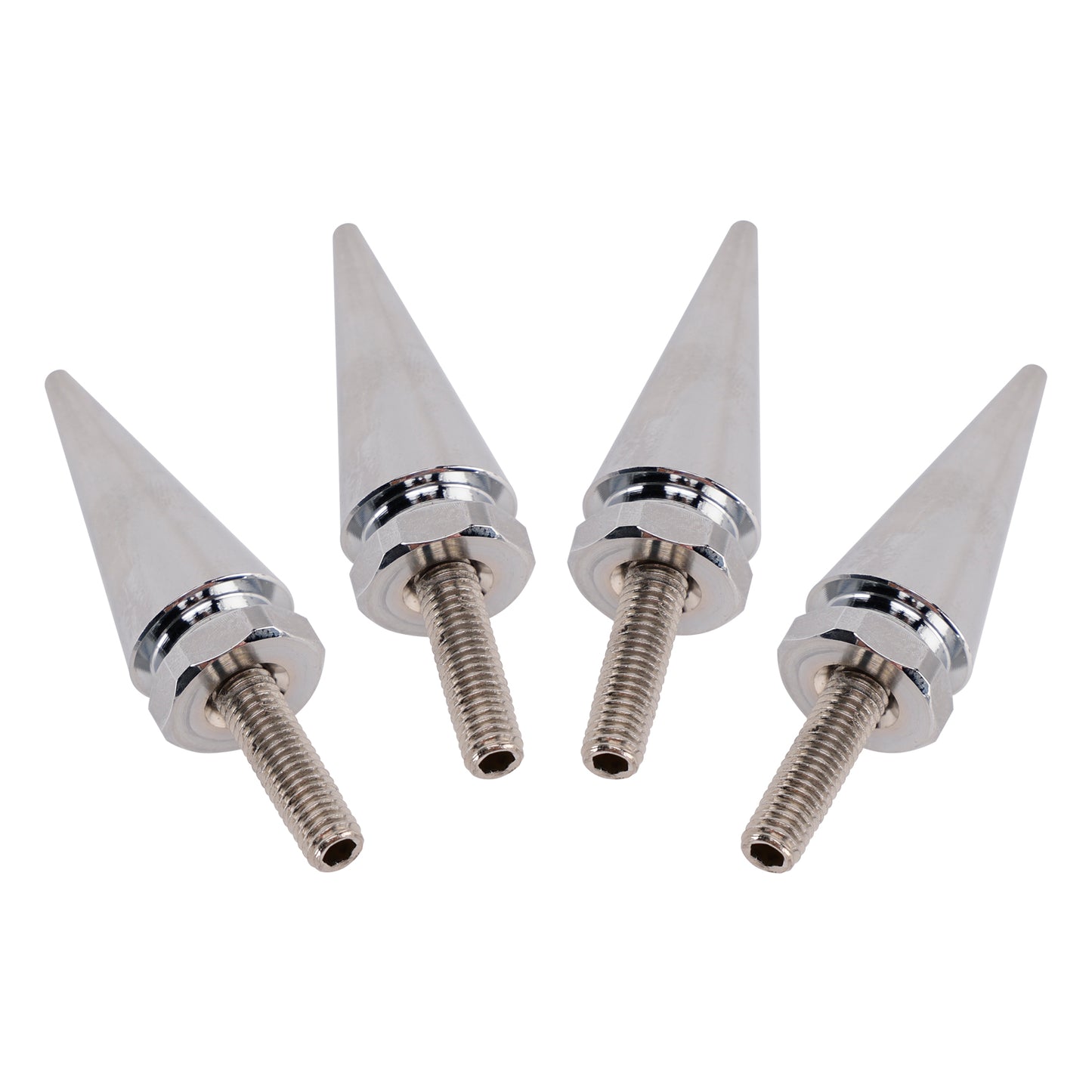 2015-2025 Road Glide FLTRX 4pcs Spike Windshield Fairing Bolts in Silver