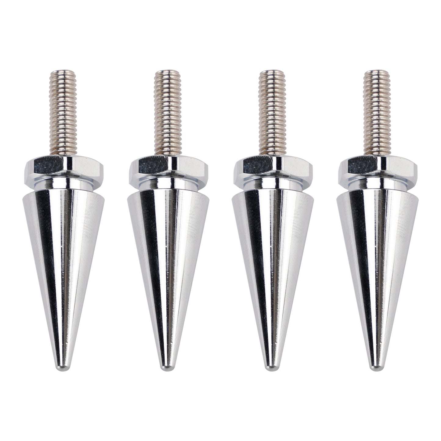 2015-2025 Road Glide FLTRX 4pcs Spike Windshield Fairing Bolts in Silver