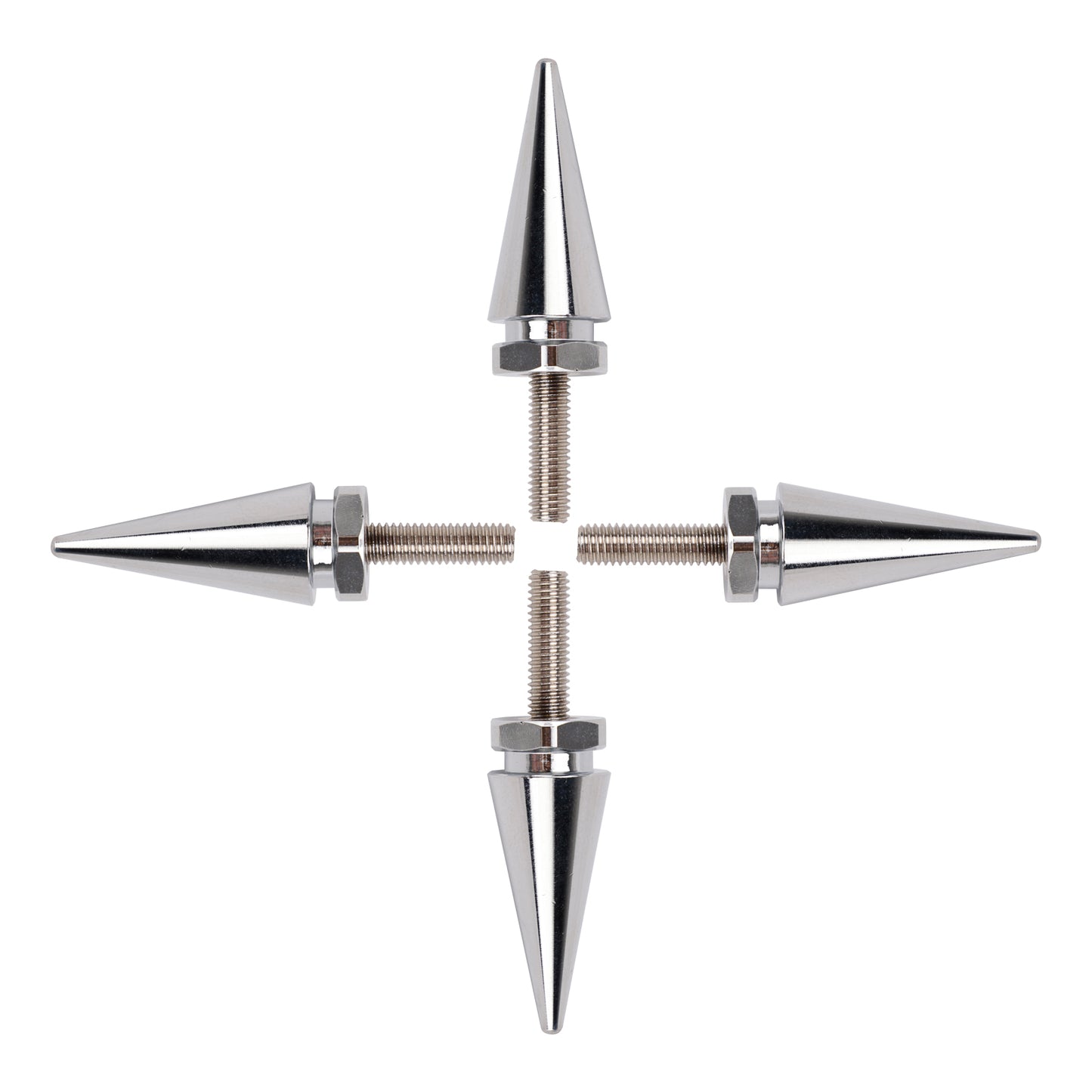 2015-2025 Road Glide FLTRX 4pcs Spike Windshield Fairing Bolts in Silver