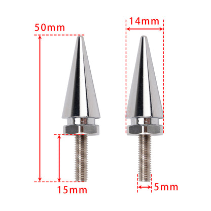 2015-2025 Road Glide Special FLTRXS 4pcs Spike Windshield Fairing Bolts in Silver