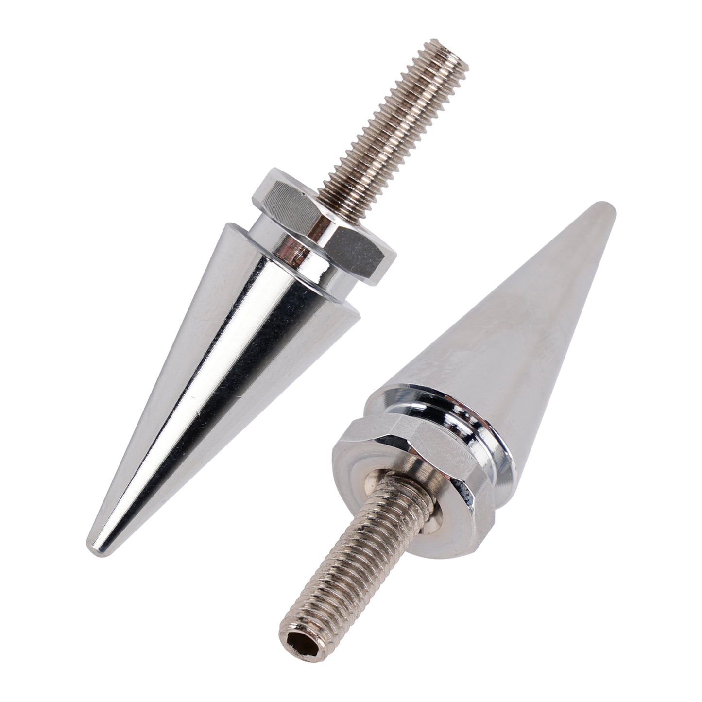 2015-2025 Road Glide FLTRX 4pcs Spike Windshield Fairing Bolts in Silver