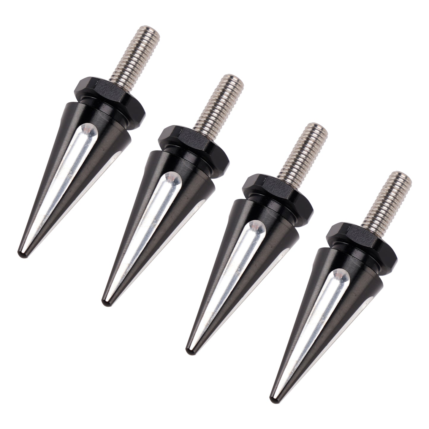 2015 - 2025 Touring Road Glide FLTR 4x Black Spike Windshield Fairing Bolts