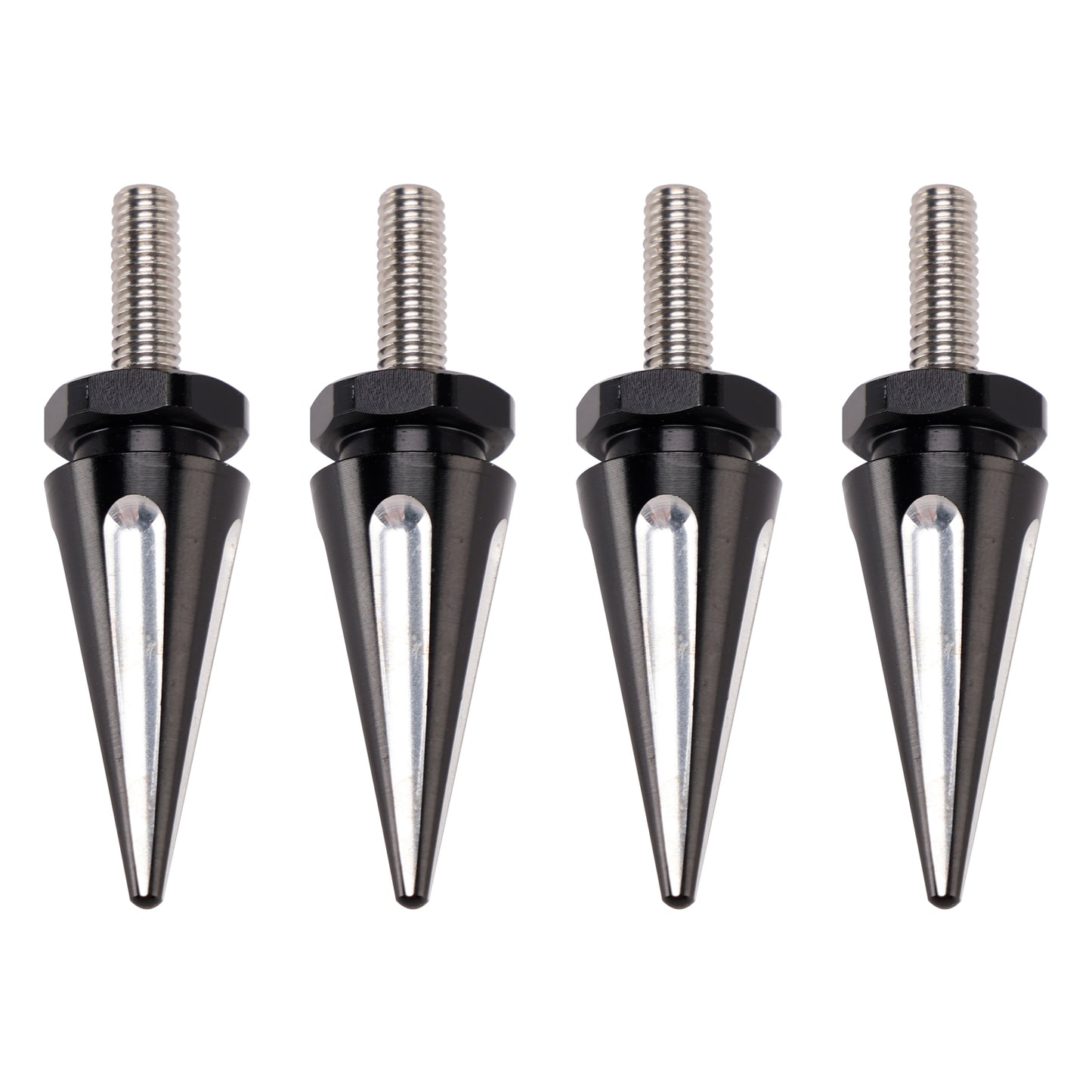 2015 - 2025 Touring Road Glide FLTR 4x Black Spike Windshield Fairing Bolts