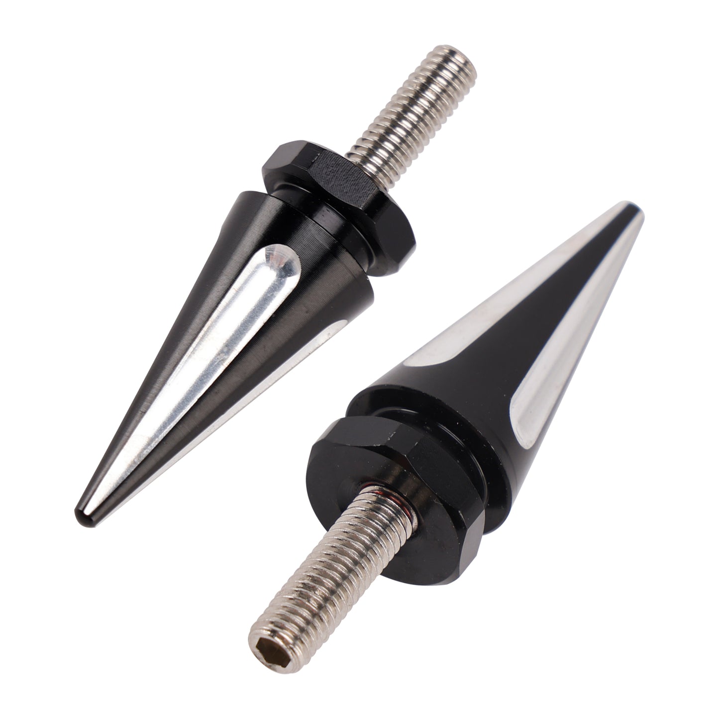 2015 - 2025 Touring Road Glide FLTR 4x Black Spike Windshield Fairing Bolts