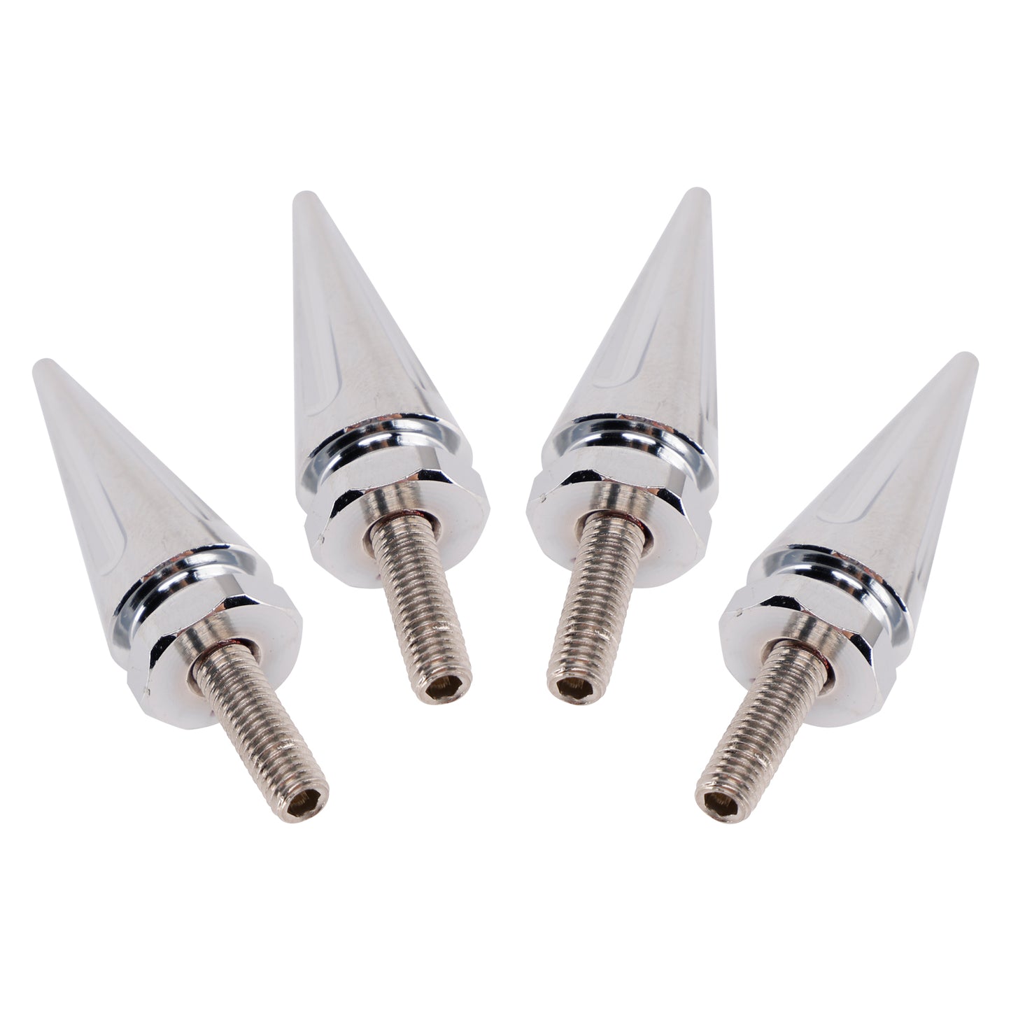 2015 - 2025 Touring Road Glide FLTR 4x Silver Spike Windshield Fairing Bolts