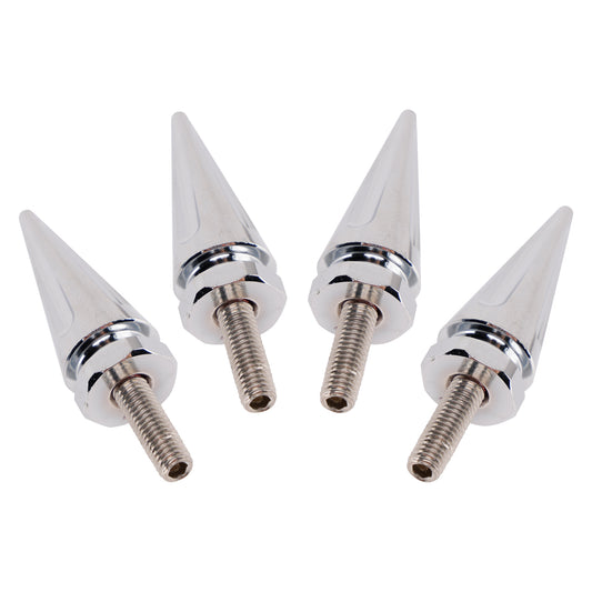 2020-2025 Road Glide Limited FLTRK 4x Silver Spike Windshield Fairing Bolts