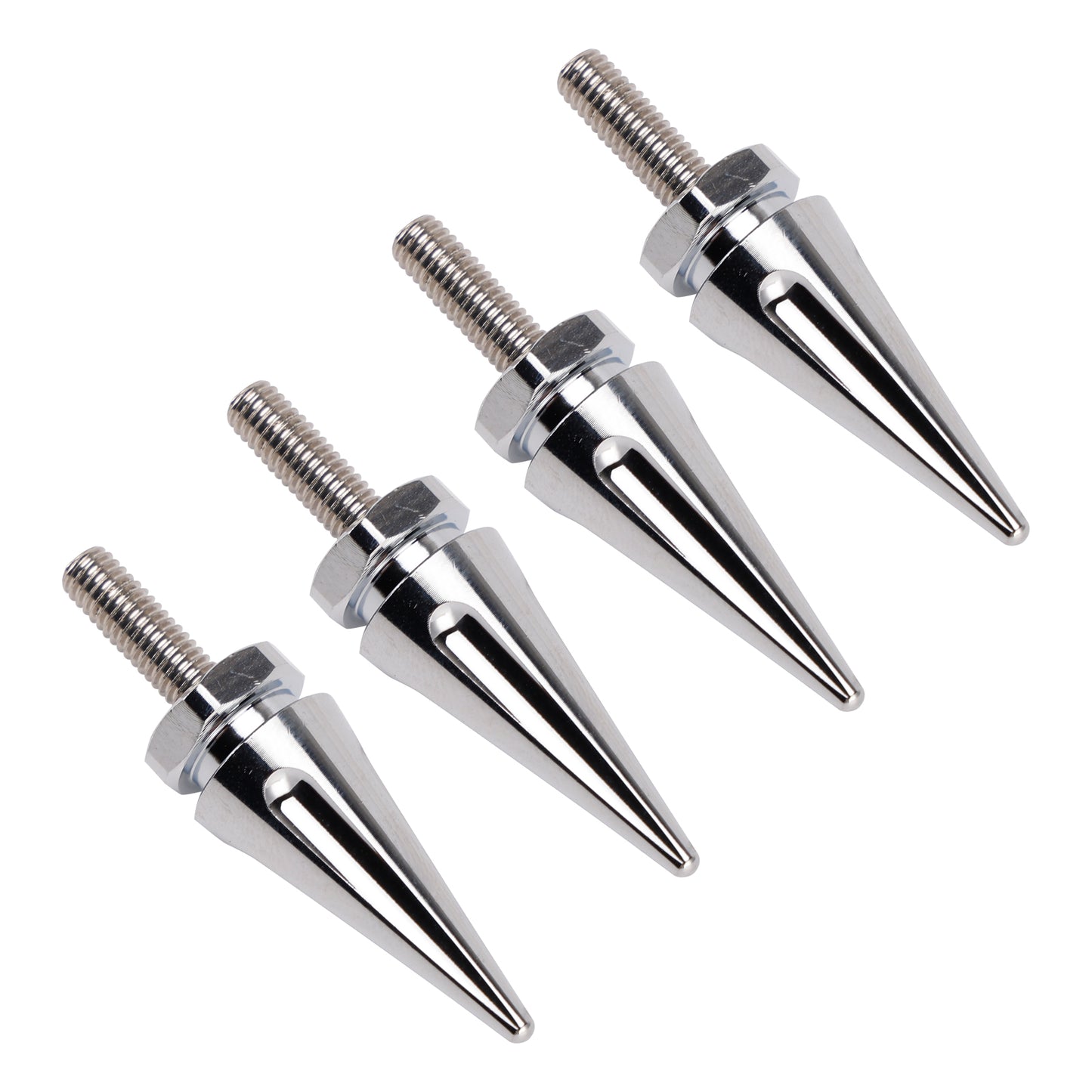 2015 - 2025 Touring Road Glide FLTR 4x Silver Spike Windshield Fairing Bolts