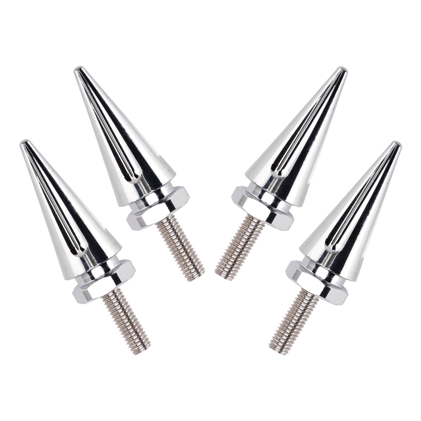 2015 - 2025 Touring Road Glide FLTR 4x Silver Spike Windshield Fairing Bolts