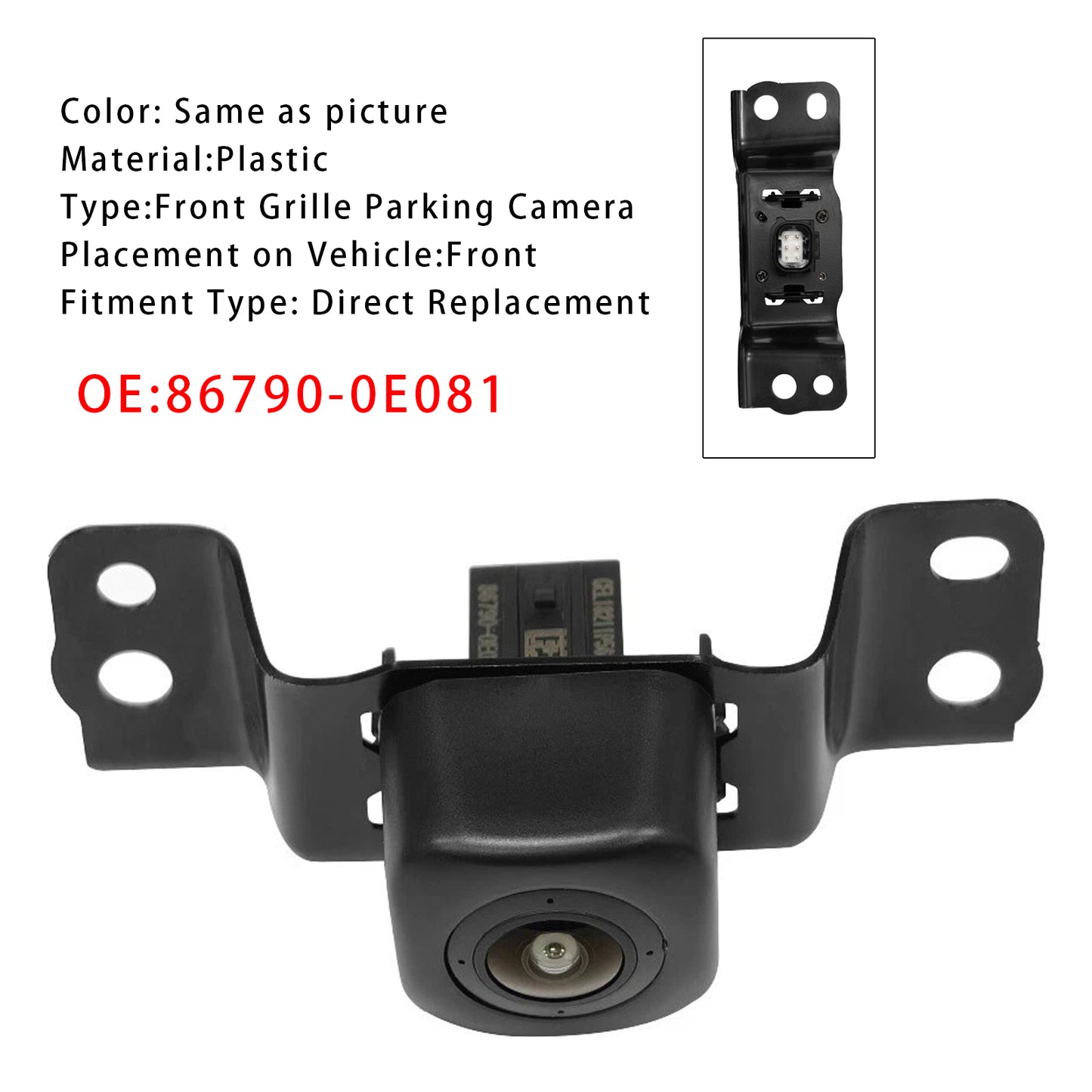 2017-2023 Toyota Highlander 86790-0E081 Front Grille Parking Camera Aid