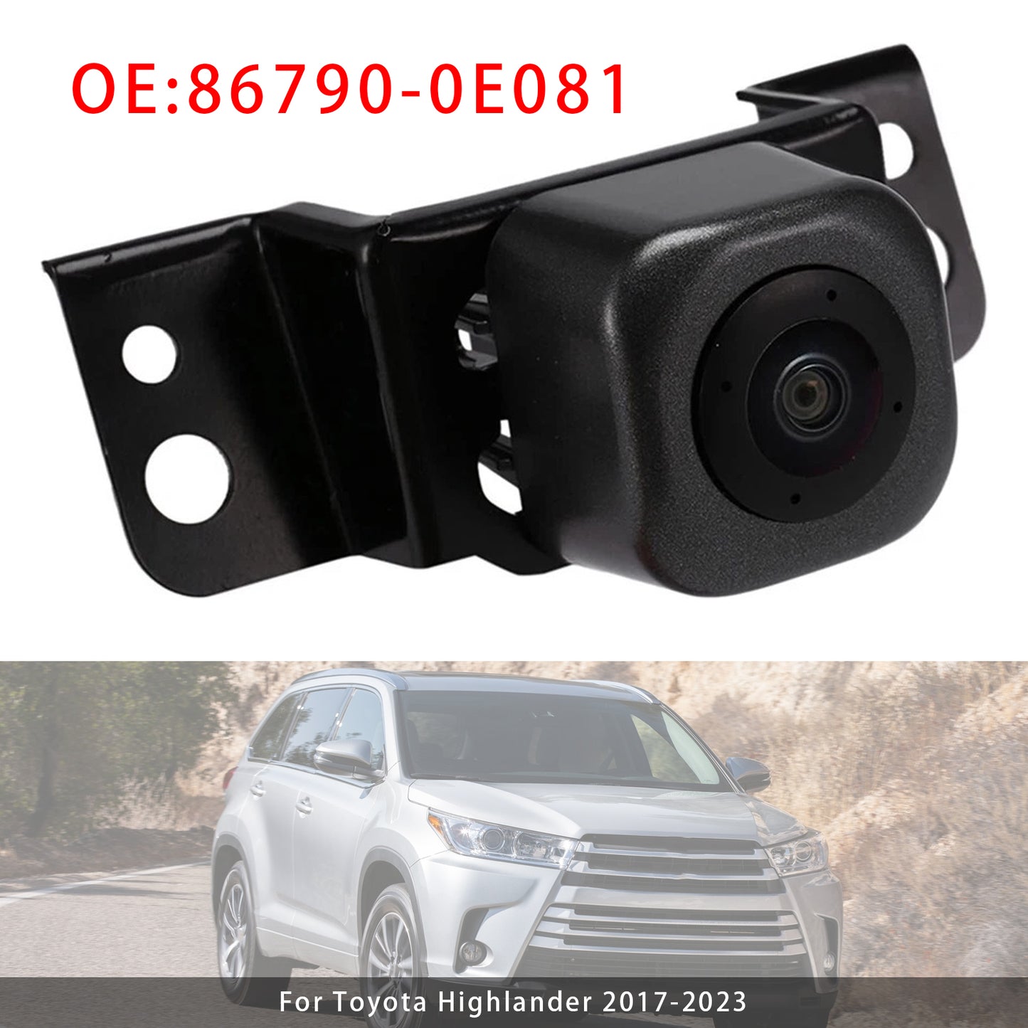 2017-2023 Toyota Highlander 86790-0E081 Front Grille Parking Camera Aid