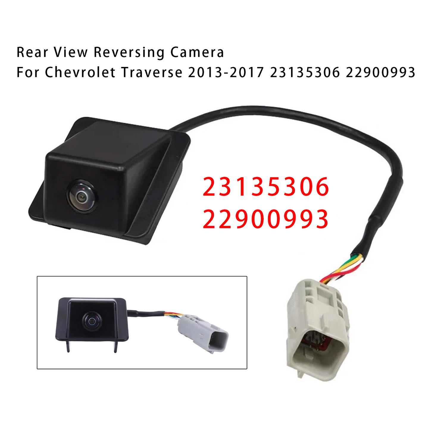 Rear View Reversing Camera 2013-2017 Chevrolet Traverse 23135306 22900993