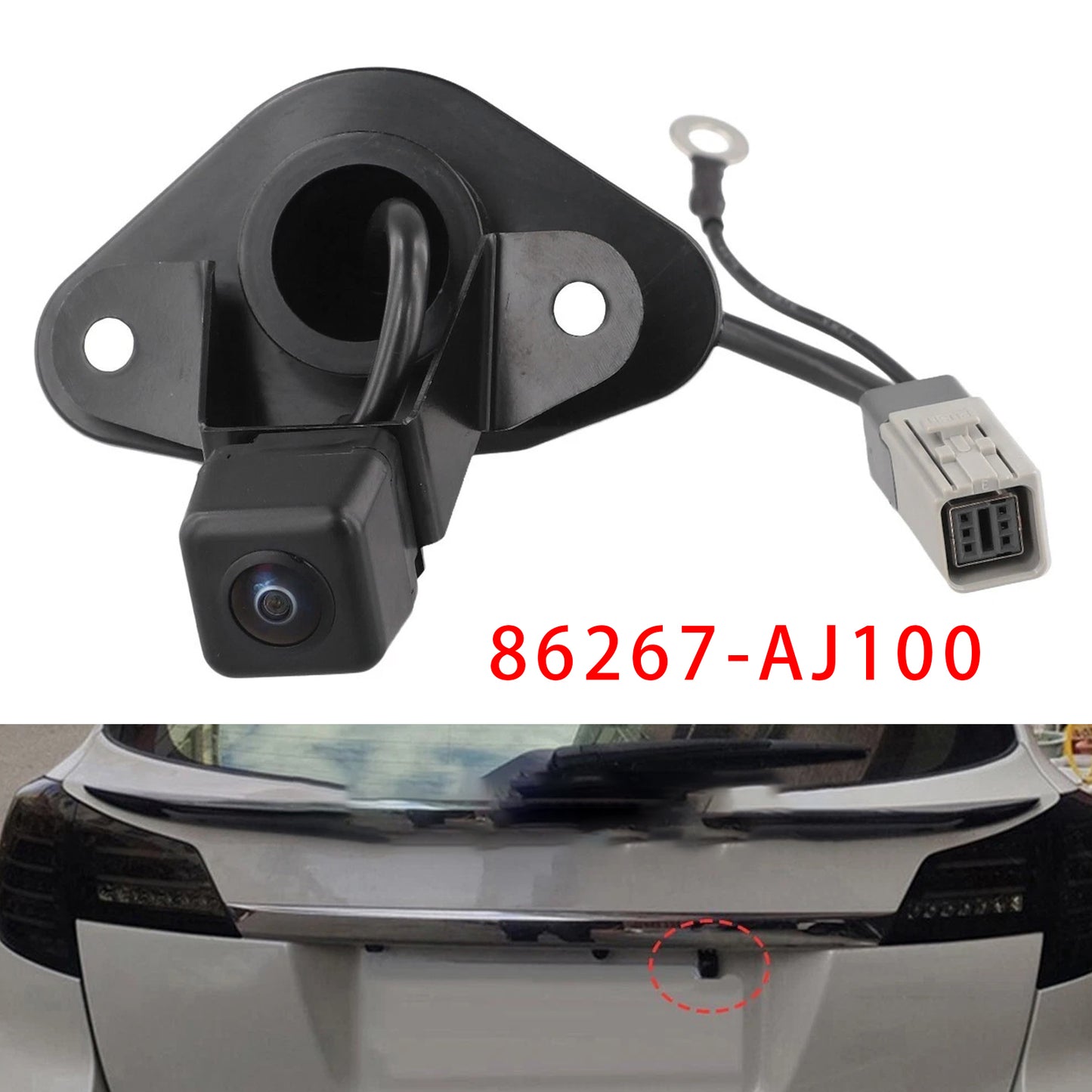 Rear View Reversing Camera 2009-2014 Subaru Legacy Outback 86267-AJ100