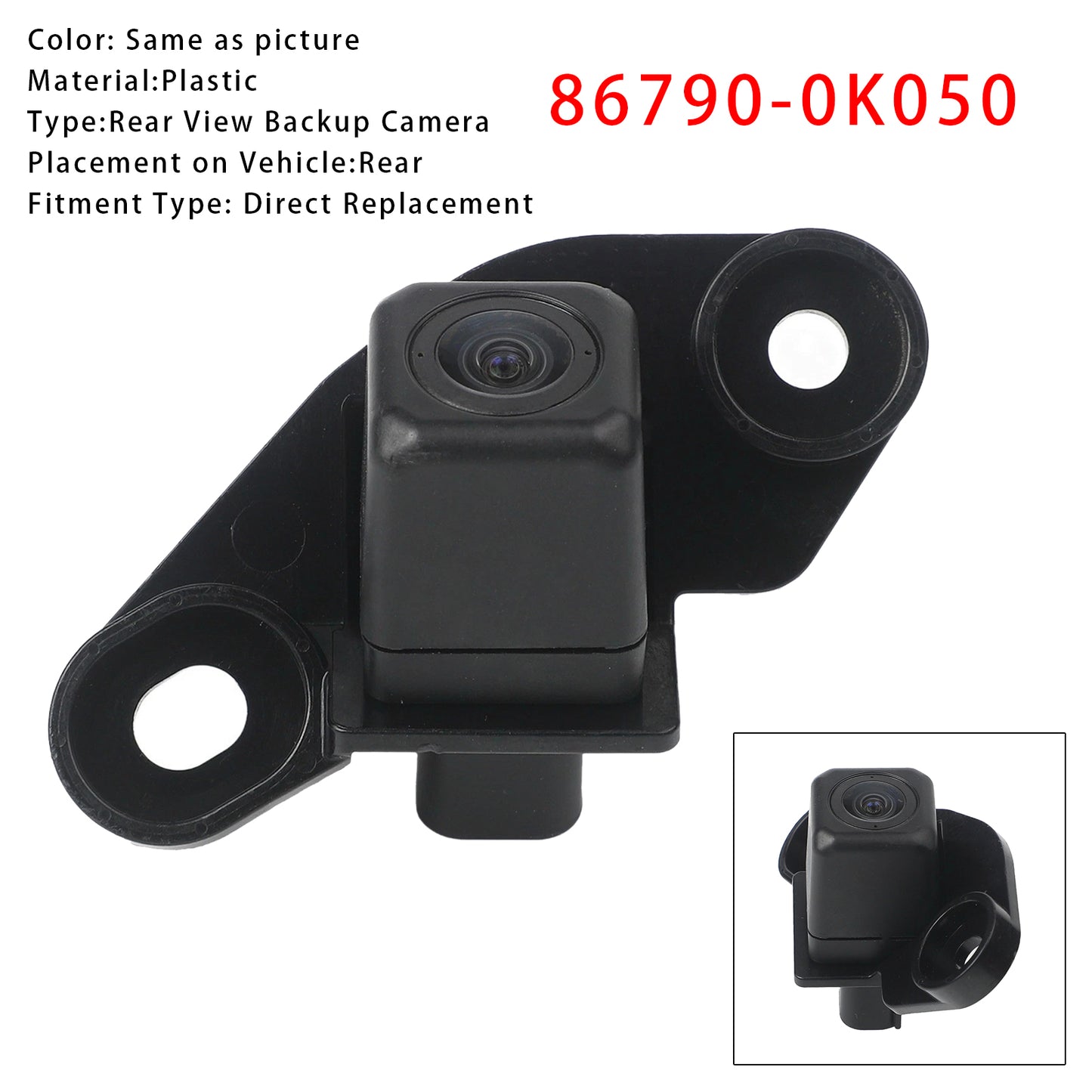 Rear View Reversing Camera 2020-2022 Toyota Hilux 86790-0K050