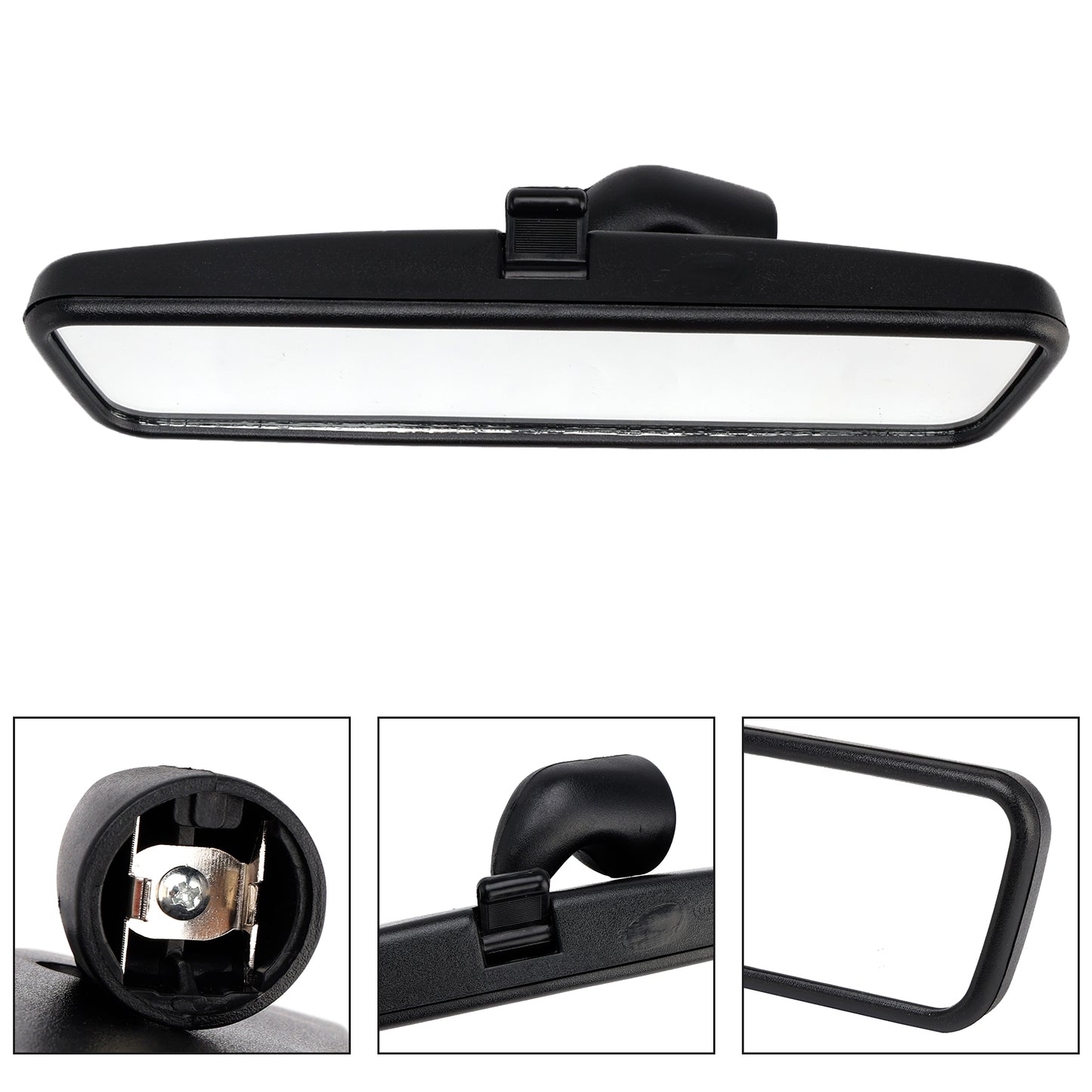 1998-2013 VW Golf/GTI18D 857 511H Black Rear View Interior Mirror Glass