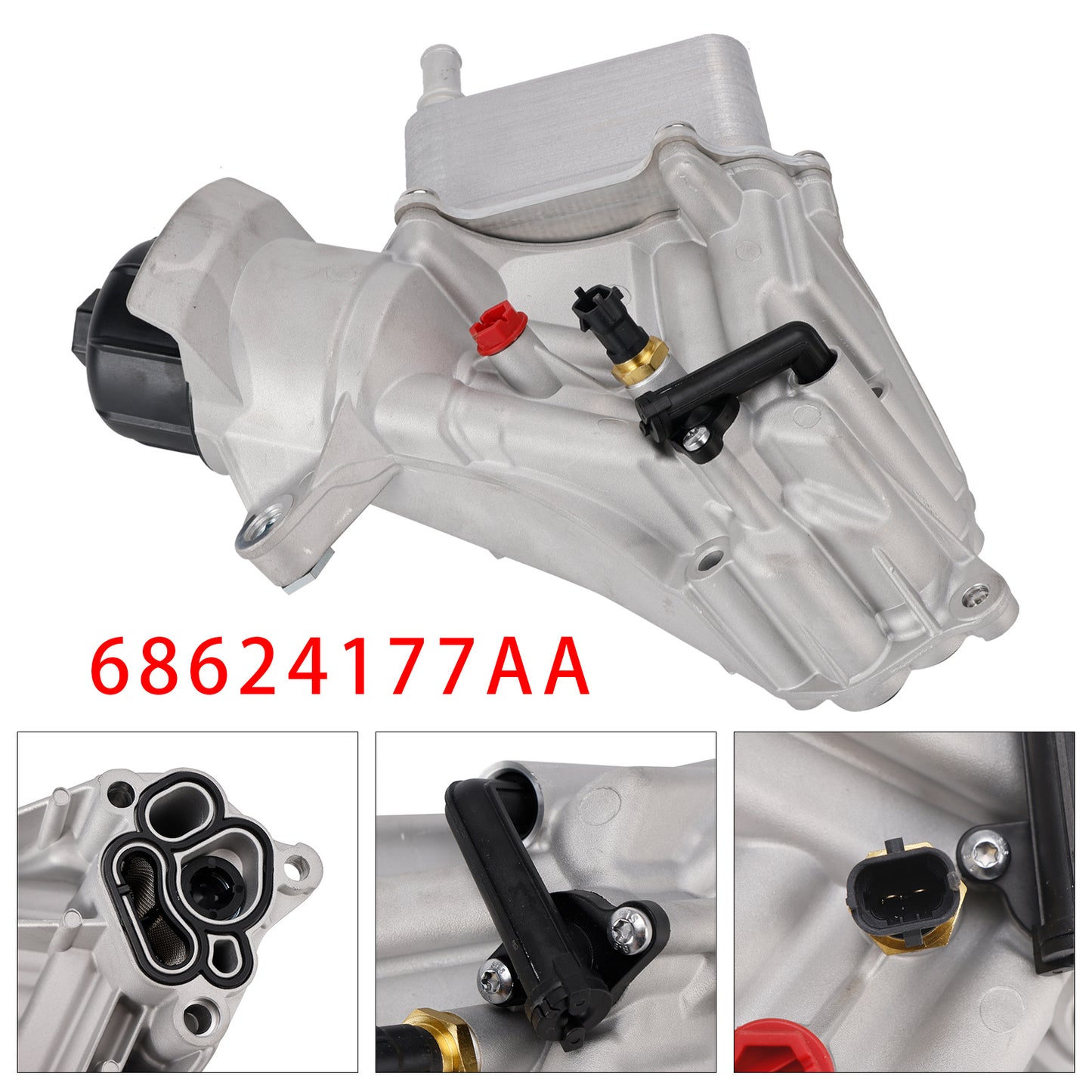 2014-2019 Dodge Ram 3.0L V6 DIESEL 68624177AA Oil Filter Oil Cooler Assembly