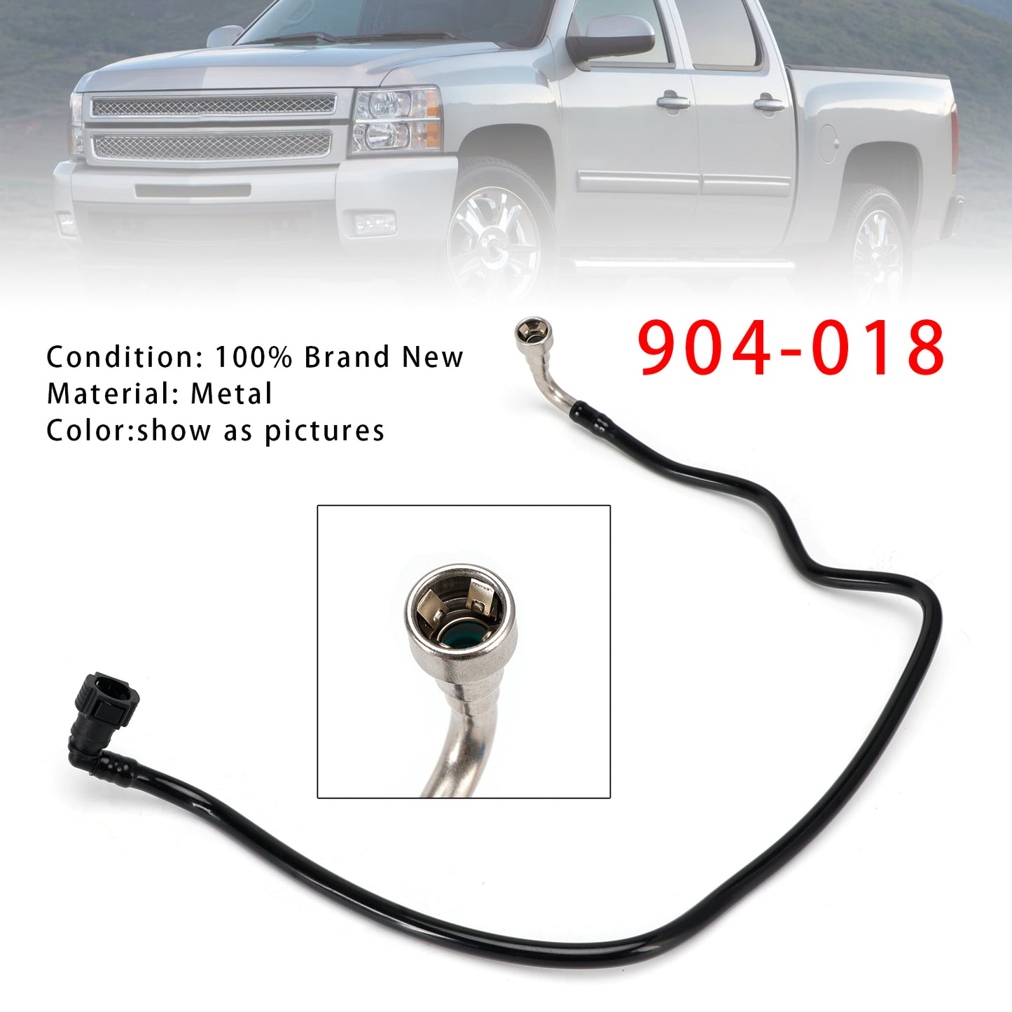 2014-2018 Silverado 1500 High Country904-018 Fuel Line Gas Rear