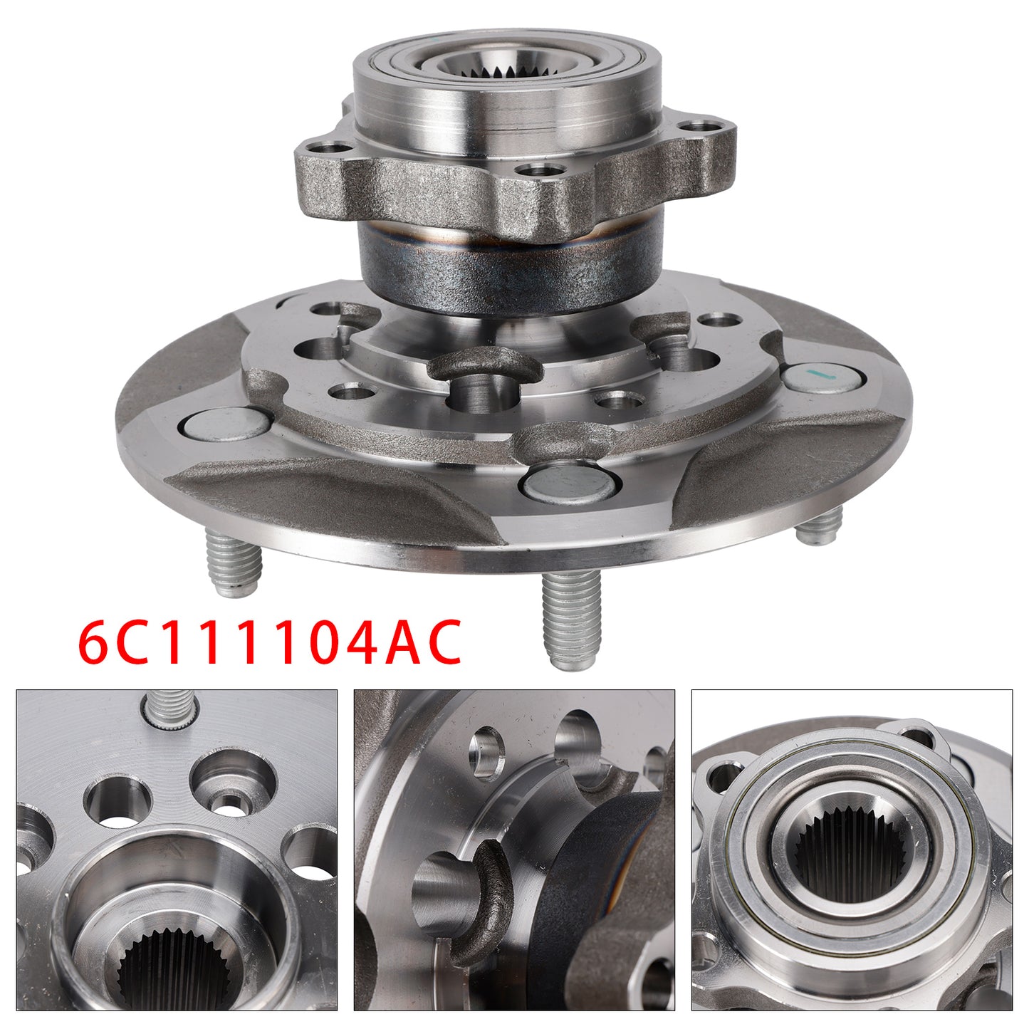 Wheel Hub Front Both Sides Ford Transit Tourneo FB 5-hole 160 mm 6C111104AC