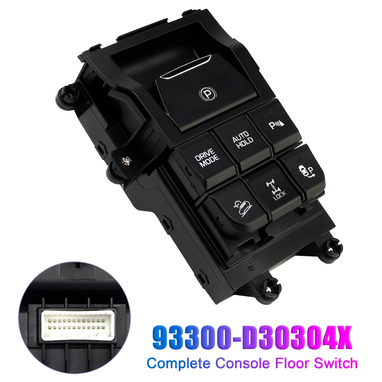 2016-2020 Hyundai Tucson 93300-D30304X Complete Console Floor Switch