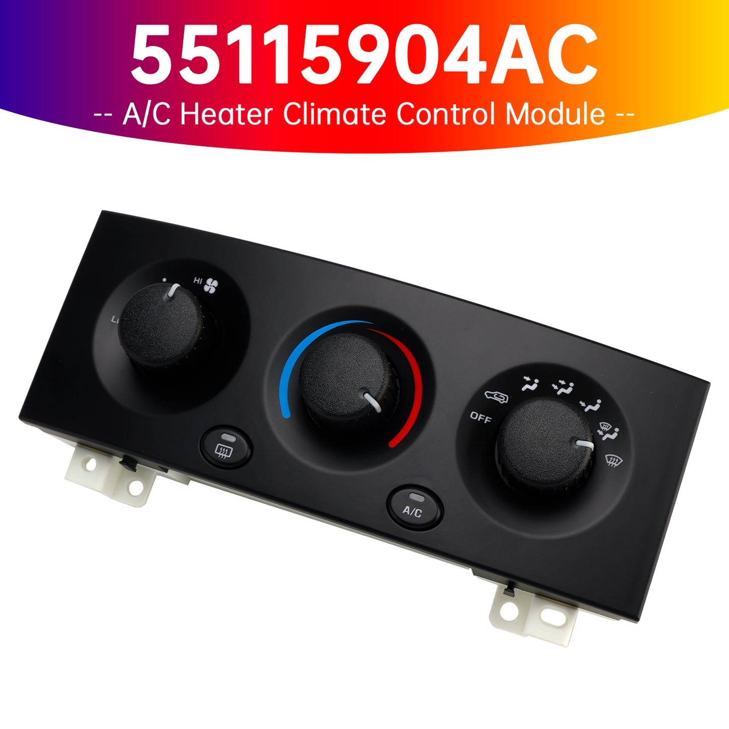 2002-2004 Jeep Grand Cherokee 55115904AC A/C Heater Climate Control Module