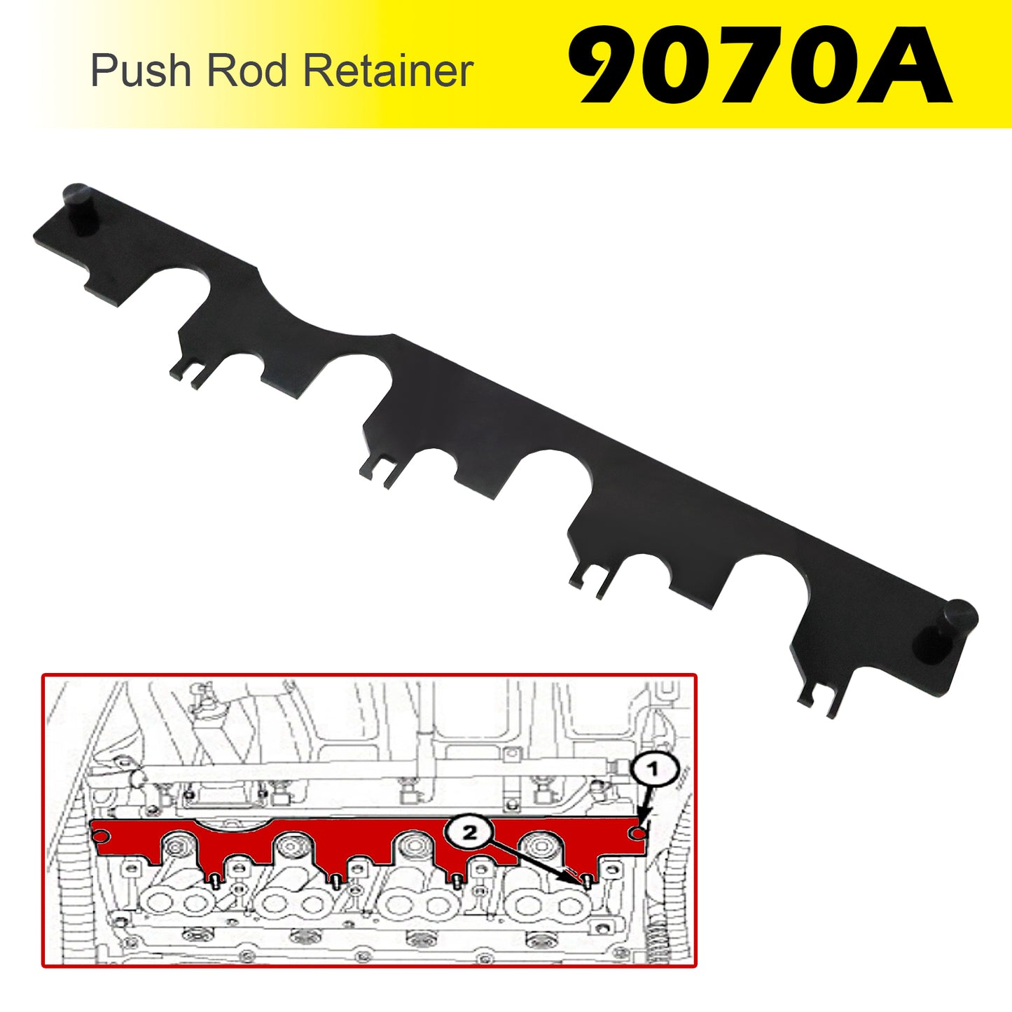 2016-2019 Chrysler/Dodge/Jeep (D2, DD, DJ, DP, DS, LA, LD, LX, WD, WK, DT)9070A Push Rod Retainer