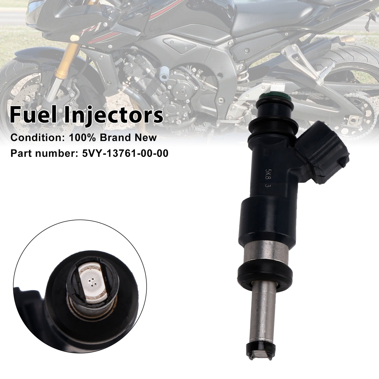 2015 Yamaha FZS1 5VY-13761-00-00 Fuel Injectors