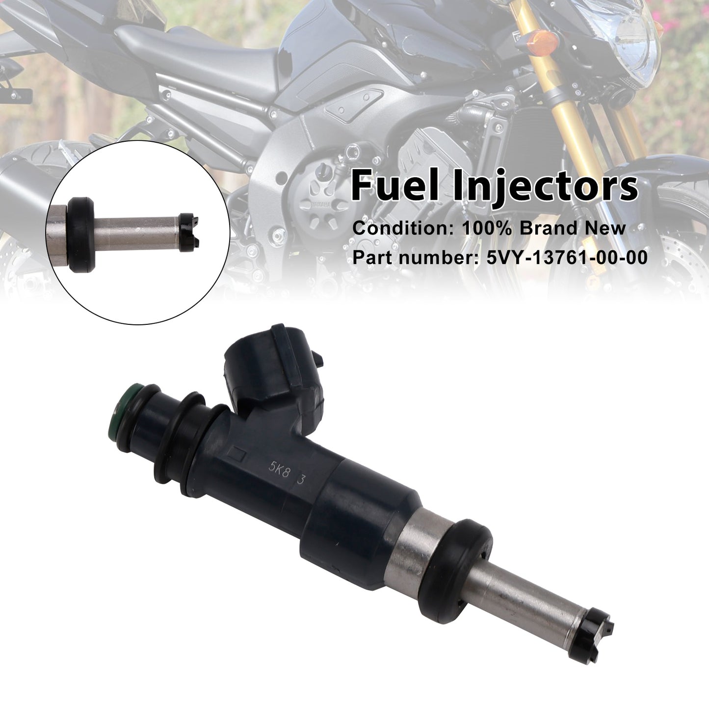 2015 Yamaha FZS1 5VY-13761-00-00 Fuel Injectors