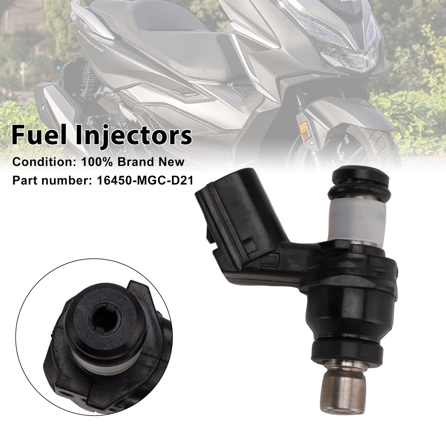 2014-2016 Honda NSS300 Forza 300 16450-MGC-D21 Fuel Injectors