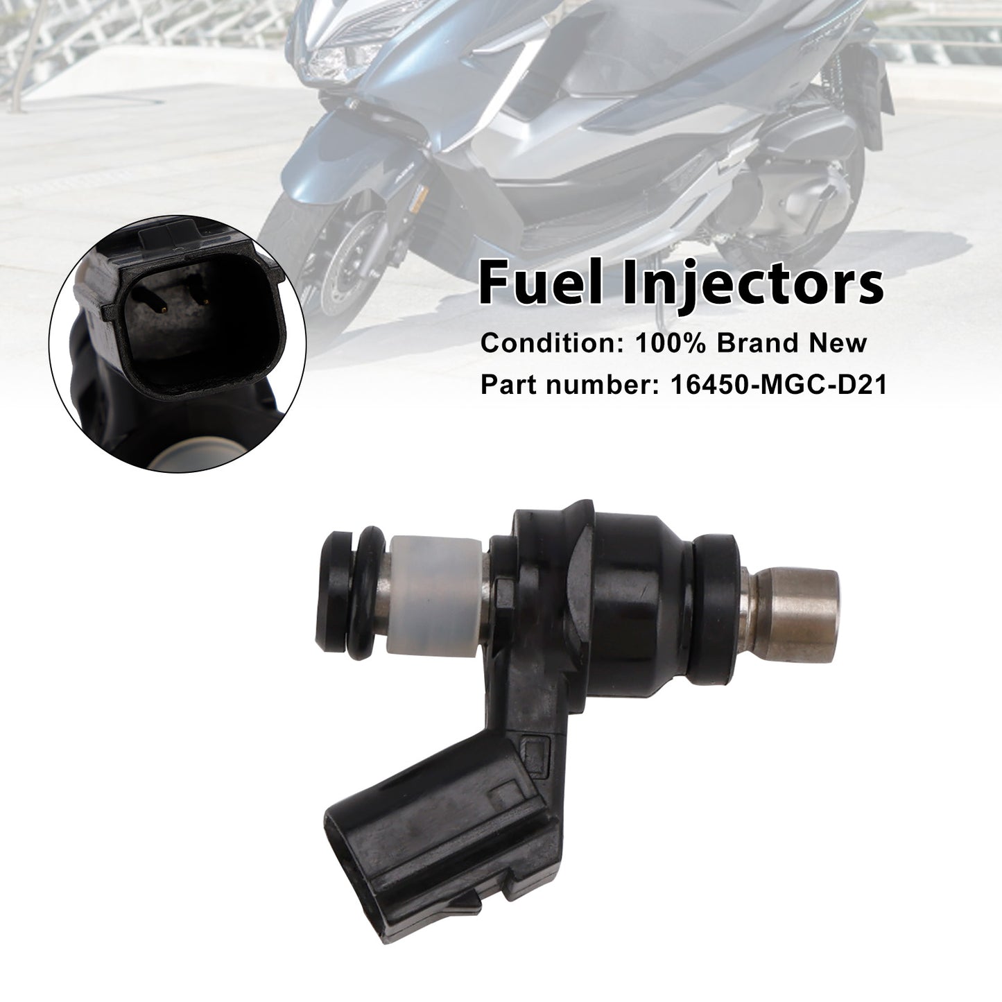 2014-2016 Honda NSS300 Forza 300 16450-MGC-D21 Fuel Injectors