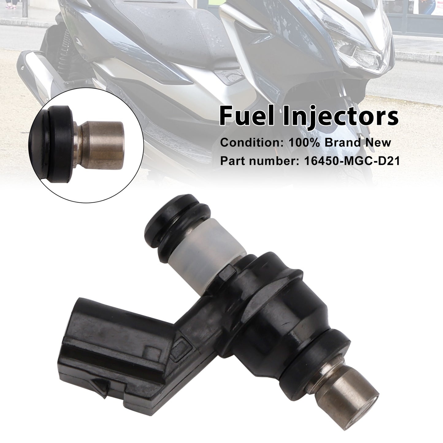 2014-2016 Honda NSS300 Forza 300 16450-MGC-D21 Fuel Injectors