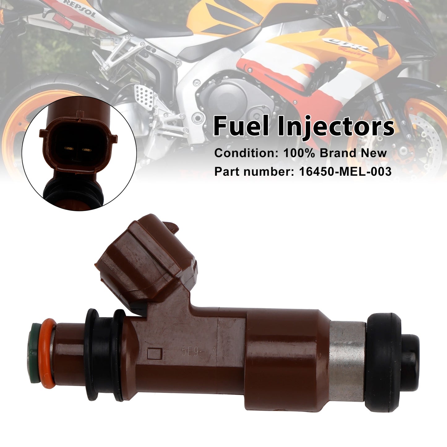 2005-2007 Honda CB1300 SUPER FOUR ENGLAND/AUSTRALIA/EUROPEAN 16450-MEL-003 Fuel Injectors