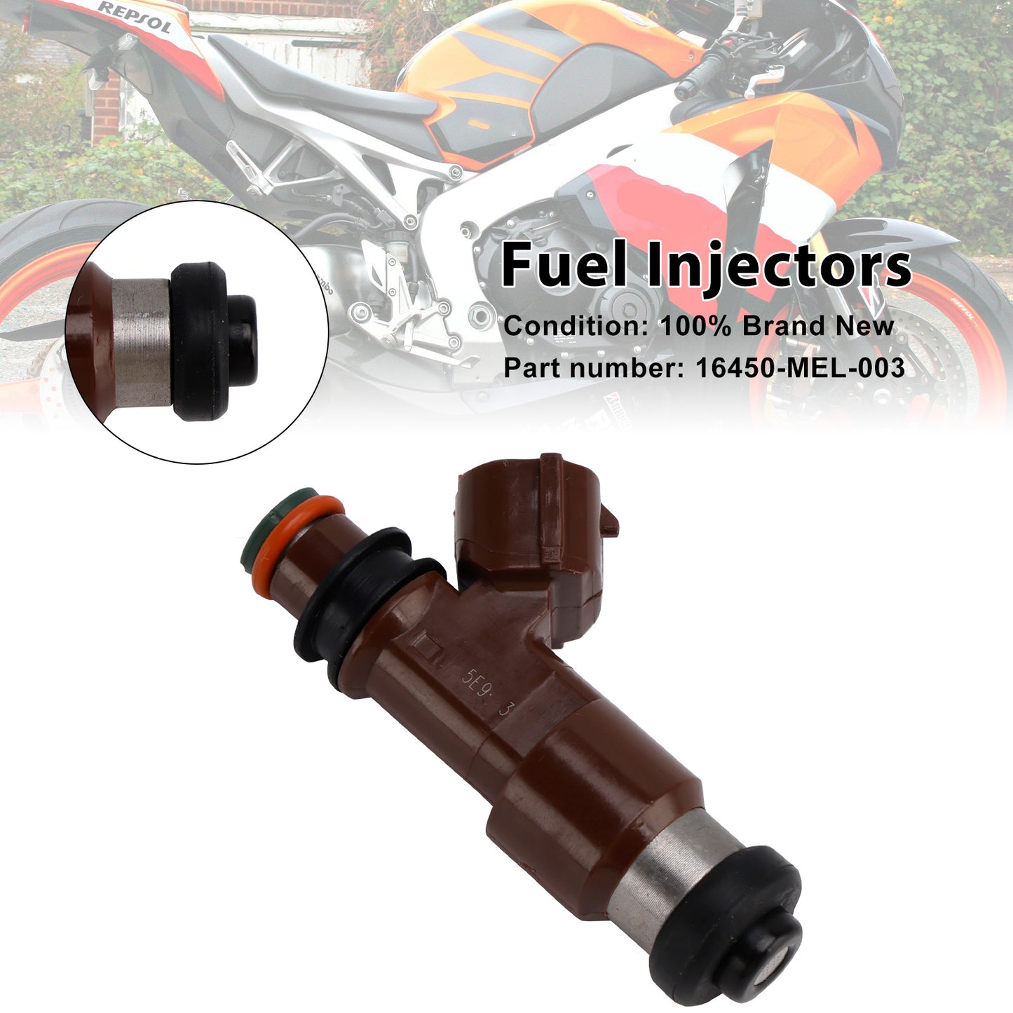 2005-2007 Honda CB1300 SUPER FOUR ENGLAND/AUSTRALIA/EUROPEAN 16450-MEL-003 Fuel Injectors