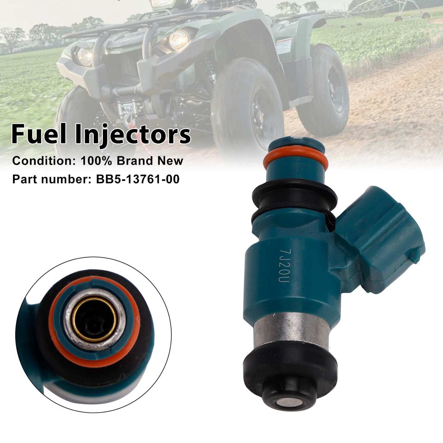 2018-2022 Yamaha KODIAK 450 BB5-13761-00 Fuel Injectors