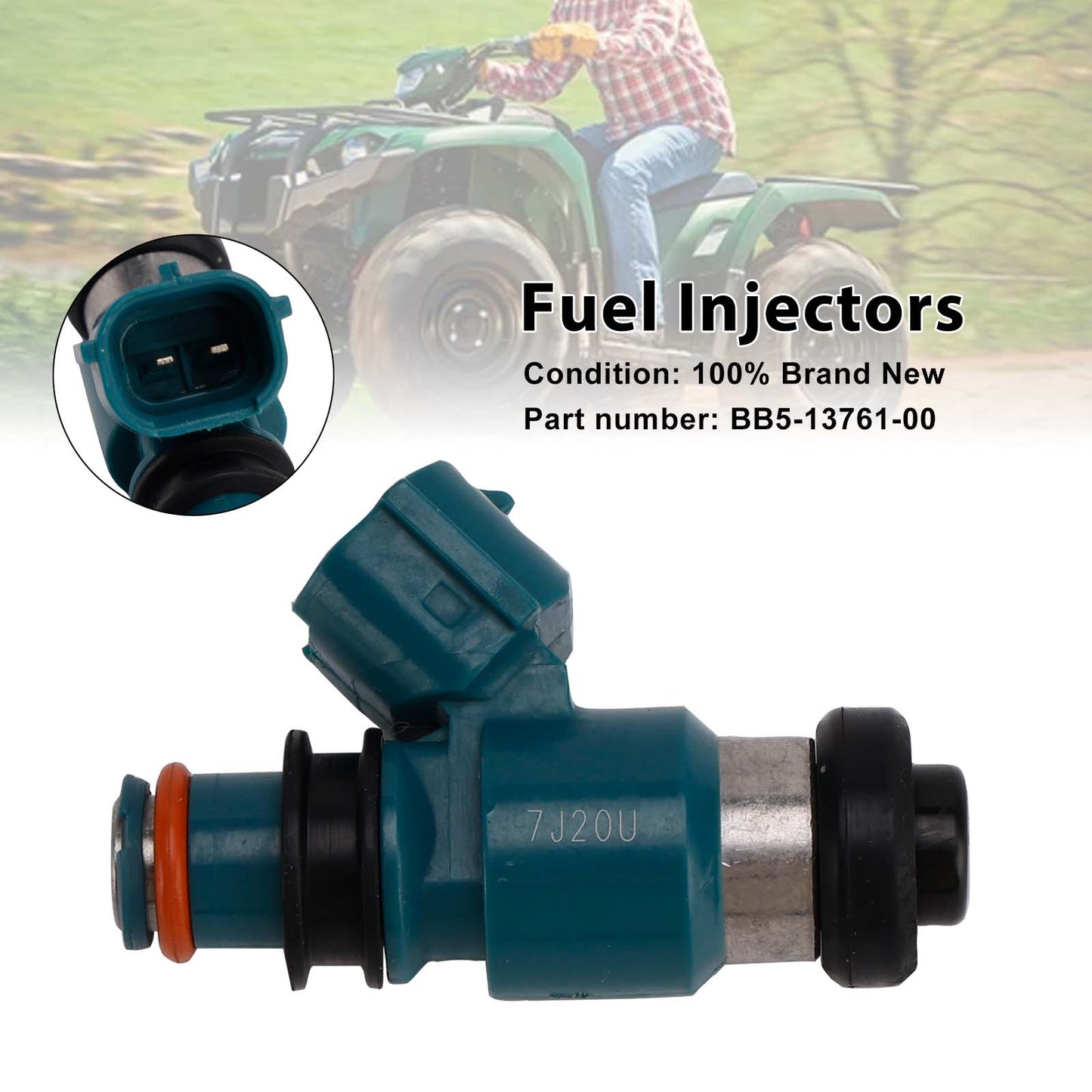 2018-2022 Yamaha KODIAK 450 BB5-13761-00 Fuel Injectors