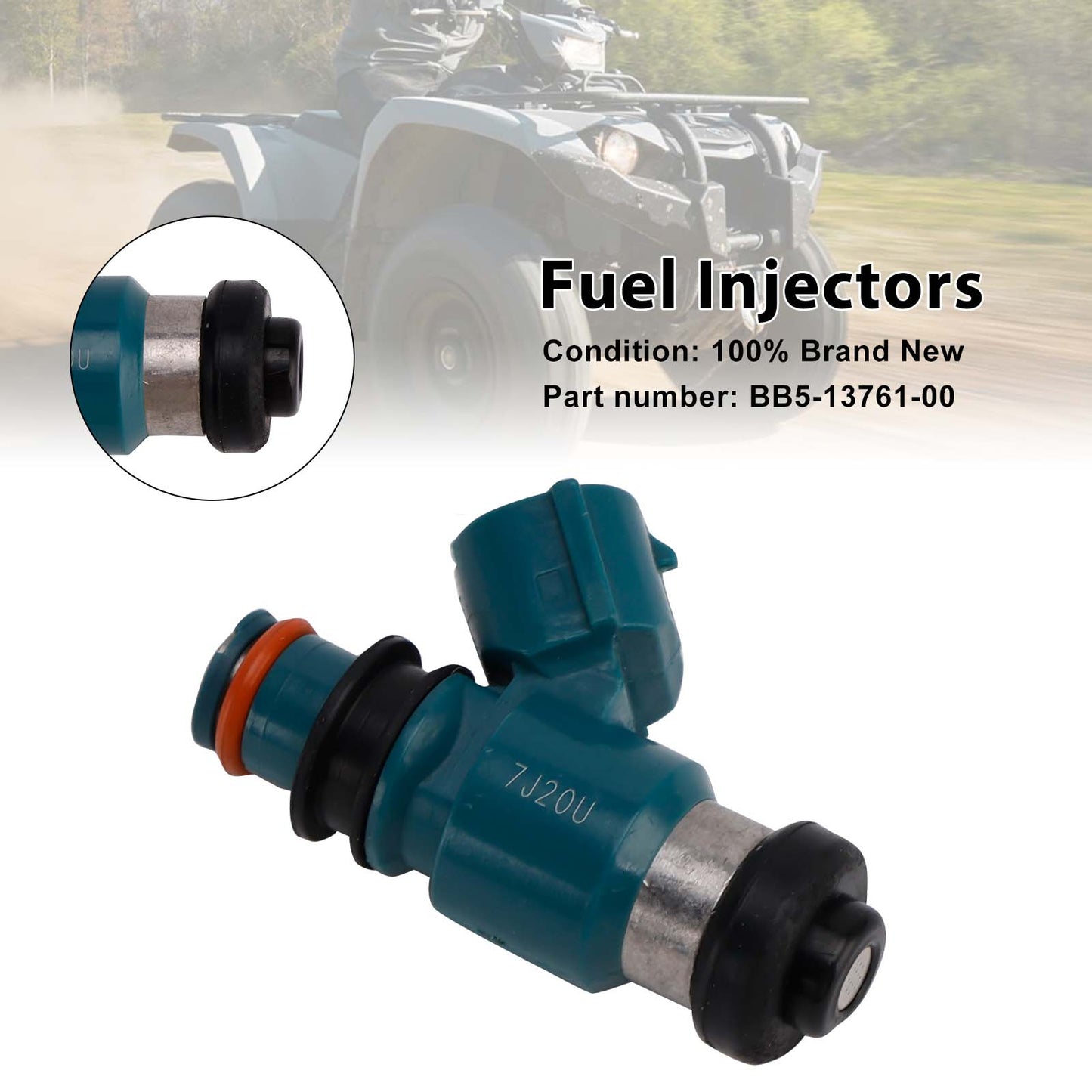 2018-2022 Yamaha KODIAK 450 BB5-13761-00 Fuel Injectors